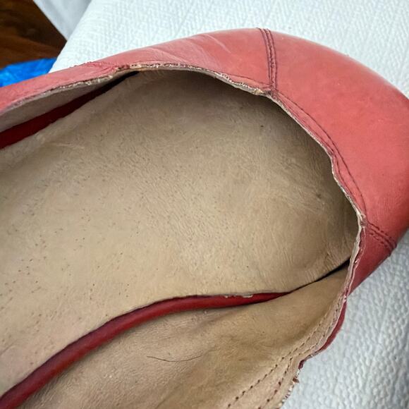 Miz Mooz Shoes Womens Size 8 Dorina Red Leather Mary Jane Comfort - Picture 7 of 10